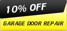 10% off garage door repair